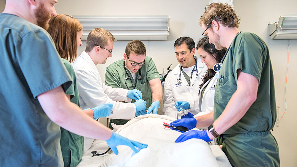 The Center's Simulation Labs will give residents hands-on training with responsive mannequins and digital technology replicating real-world medical scenarios.